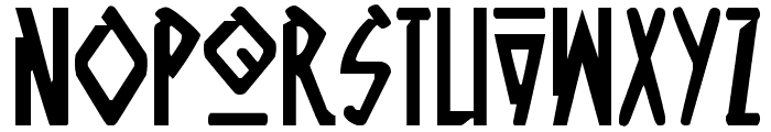Native Alien Font UPPERCASE
