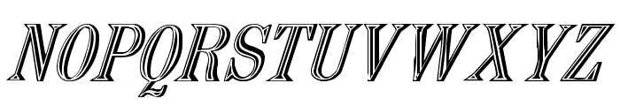 Nauert-Italic Font UPPERCASE