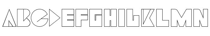 Navia Type Thin Font UPPERCASE