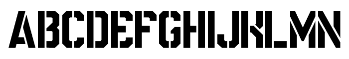 NCAA Army 2015 Font LOWERCASE