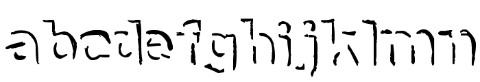 NeNe_WeNo Shadow HandWrite Font LOWERCASE