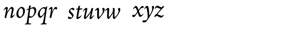 Neacademia Cyrillic Italic Font LOWERCASE