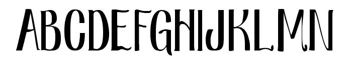 Nearly Dignified Condensed Font UPPERCASE