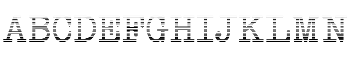NeoBulletin Gradient Font UPPERCASE