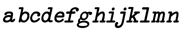 NeoBulletin Italic Font LOWERCASE
