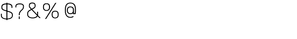 NeoGram Light Font OTHER CHARS