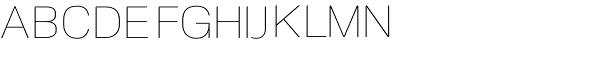 NeoGram Ultra Light Font UPPERCASE