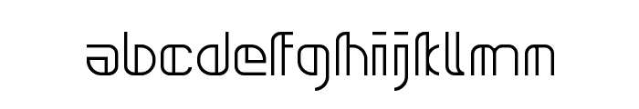 Neonclipper Light Font LOWERCASE