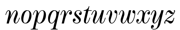 NeoplantaBG-Italic Font LOWERCASE