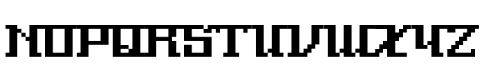 NerimaNumber Font UPPERCASE