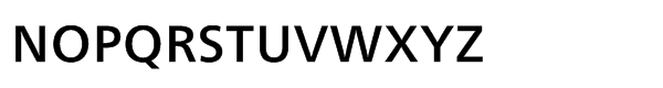 Neue Frutiger® Paneuropean W1G Medium Font UPPERCASE
