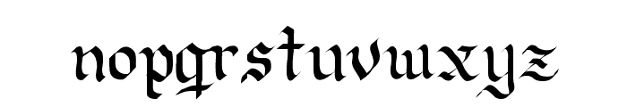 Neue Goth Font LOWERCASE
