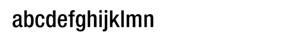Neue Helvetica™ Com 67 Medium Condesed Font LOWERCASE
