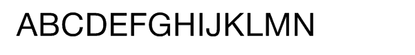 Neue Helvetica™ Cyrillic 55 Roman Font UPPERCASE