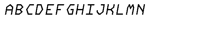 NeueKonst Square Regular Italic