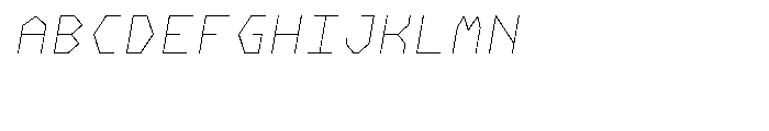 NeueKonst Square Thin Italic