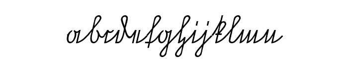 NeueRudelskopfVerbunden-Italic Font LOWERCASE