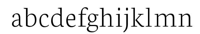 Neuton Extralight Font LOWERCASE