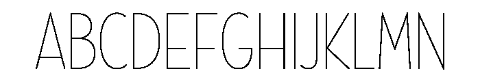 Neutra Condensed Thin Alternate