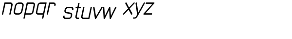 Neutraliser Alternate-Regular Oblique Font LOWERCASE