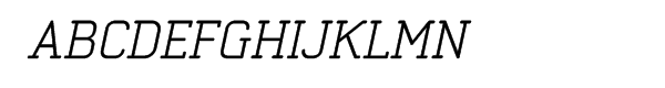 Neutraliser Serif Oblique Font UPPERCASE