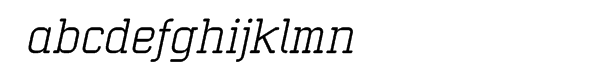 Neutraliser Serif Oblique Font LOWERCASE