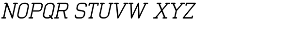 Neutraliser Serif Regular Italic Font UPPERCASE