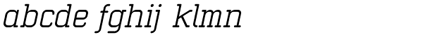 Neutraliser Serif Regular Italic Font LOWERCASE
