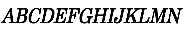 New Boston Condensed Bold Italic