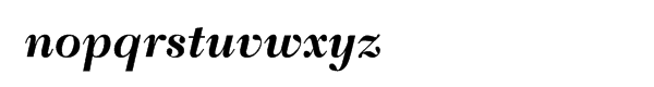 New Caledonia™ Bold Italic Font LOWERCASE