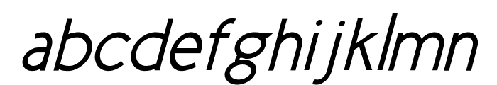 New Cicle Gordita Italic Font LOWERCASE