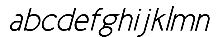 New Cicle Semi Italic Font LOWERCASE