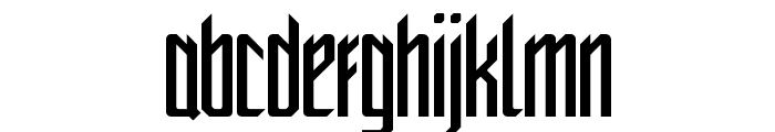 New Gothic Style Font LOWERCASE