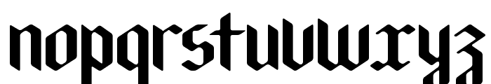New Gothic Textura Font LOWERCASE