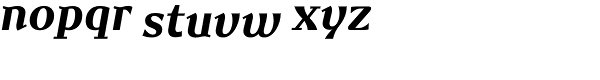 New June Serif Bold-Italic Font LOWERCASE