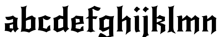 New Rocker Font LOWERCASE