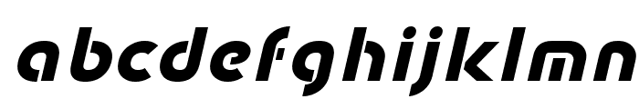 New Shape Bold Oblique Font LOWERCASE