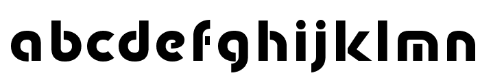 New Shape Bold Font LOWERCASE