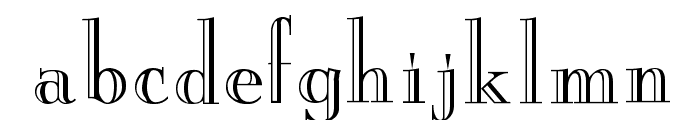 New Yorker Engraved Font LOWERCASE