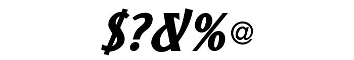 NewForum Bold Italic Font OTHER CHARS