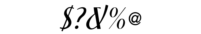 NewForumLight Italic Font OTHER CHARS
