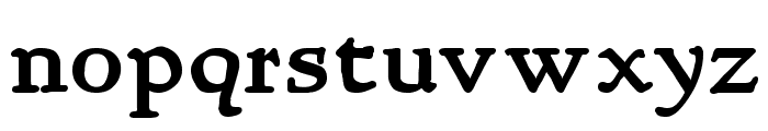 NewStyle Bold Font LOWERCASE