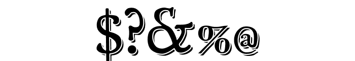 NewStyle Embossed Font OTHER CHARS