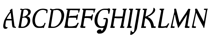 NewStyle Italic Font UPPERCASE
