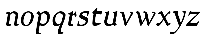 NewStyle Italic Font LOWERCASE
