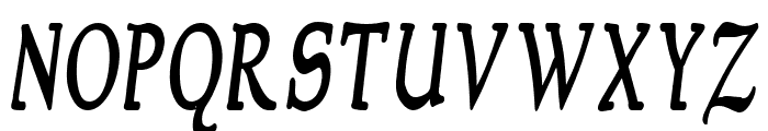 NewStyleCondensed Bold Italic Font UPPERCASE