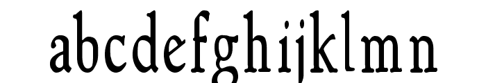 NewStyleCondensed Font LOWERCASE