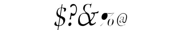 NewStyleLight Italic Font OTHER CHARS