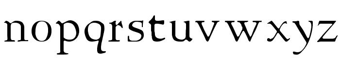 NewStyleLight Font LOWERCASE