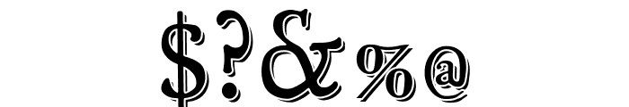 NewStyleTitling Embossed Font OTHER CHARS